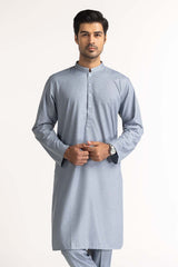 Blue Embroidered Kurta SK-E24-049