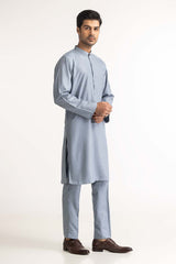 Blue Embroidered Kurta SK-E24-049