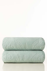 AW24-Blue Glass Double Ply Fleece Throw