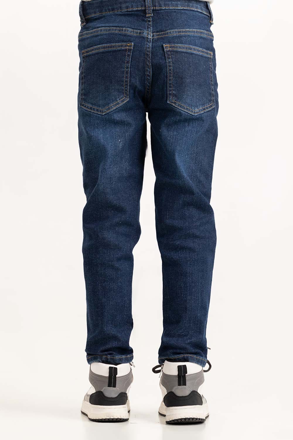 Junior Boy Blue Jeans With An Adjustable Inner Waistband 224-321-002