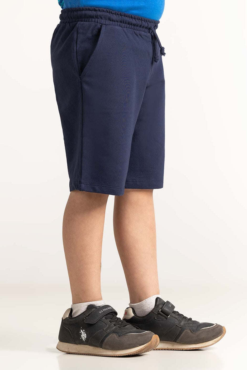 Blue Junior Boy Knit Basic Short JB-SHT-SS24-006