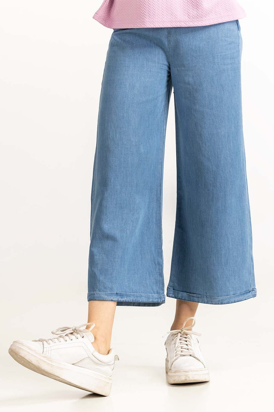 Blue Light Weight Denim Trouser