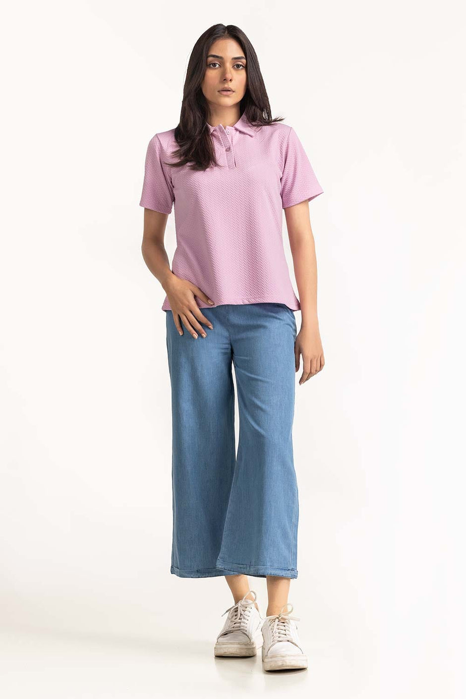 Blue Light Weight Denim Trouser