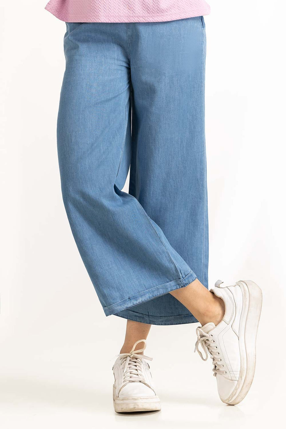 Blue Light Weight Denim Trouser