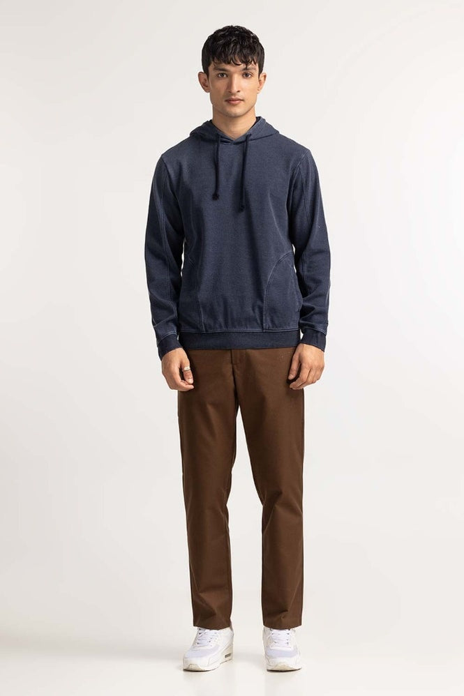 Blue Pullover Hoodie MN-POH-WS23-019