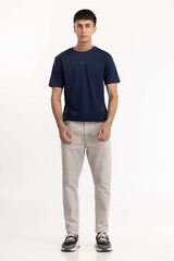 Blue Rubber Print T-Shirt 224-113-013