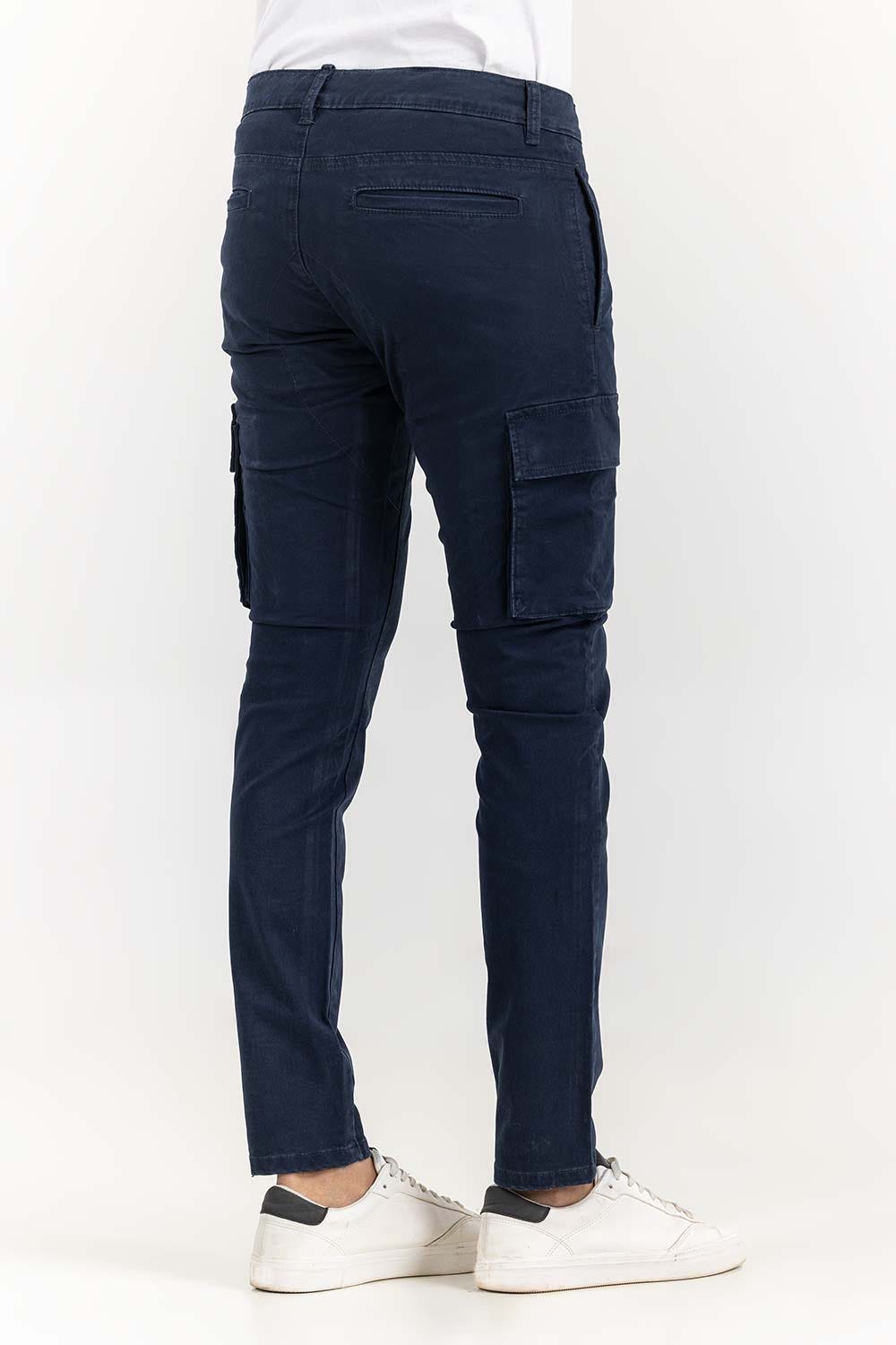 Blue Skinny Cargo Pant TR-CRGP22-013