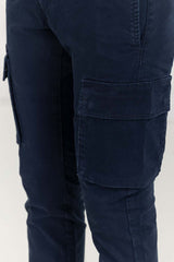 Blue Skinny Cargo Pant TR-CRGP22-013