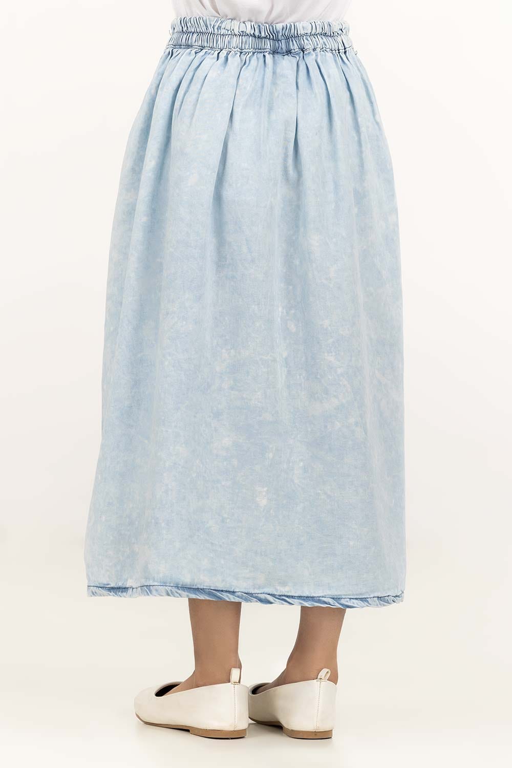 Toddler Girl Blue Skirt TGDB-2210062 A