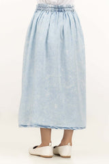 Toddler Girl Blue Skirt TGDB-2210062 A
