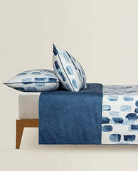 Blue Stroke T-200 Quilt Cover Set