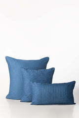 Blue Stroke T-200 Euro Sham Cushion Cover