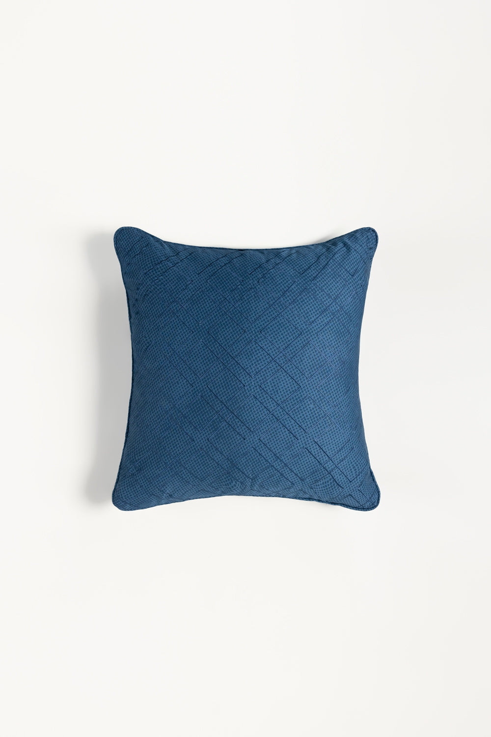 Blue Stroke T-200 Square Cushion Cover