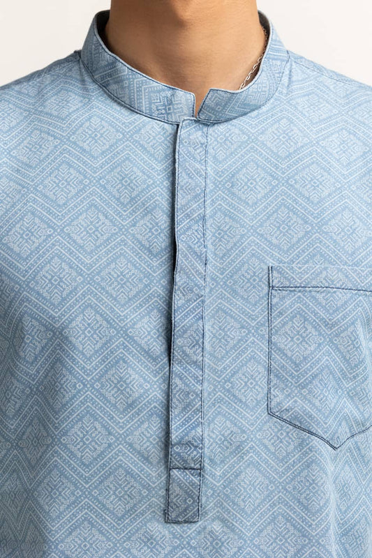 Blue Styling Kurta KR-STY24-025