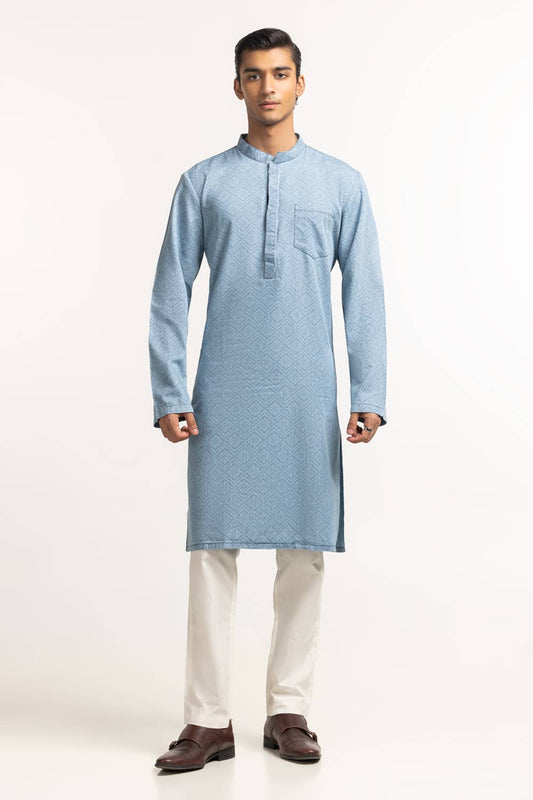 Blue Styling Kurta KR-STY24-025