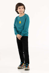 Toddler Boy Blue Sweatshirt 224-512-008