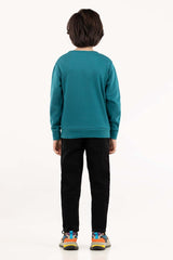 Toddler Boy Blue Sweatshirt 224-512-008