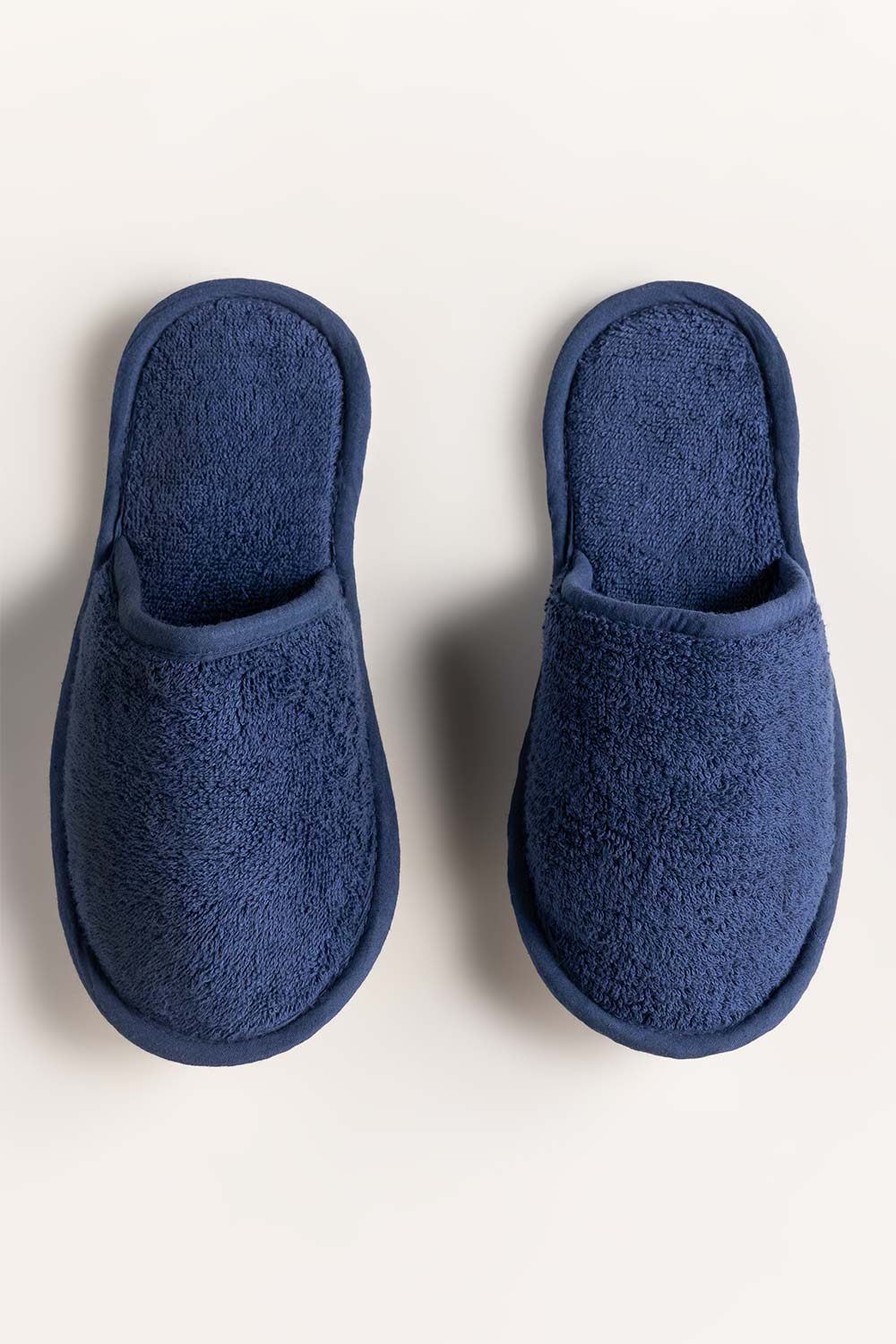 Navy Terry Slippers