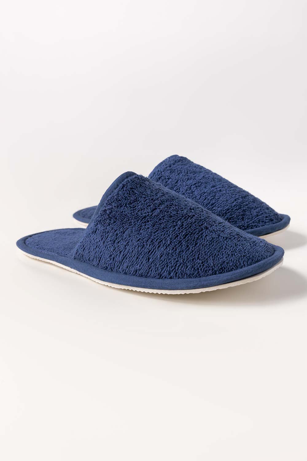Navy Terry Slippers