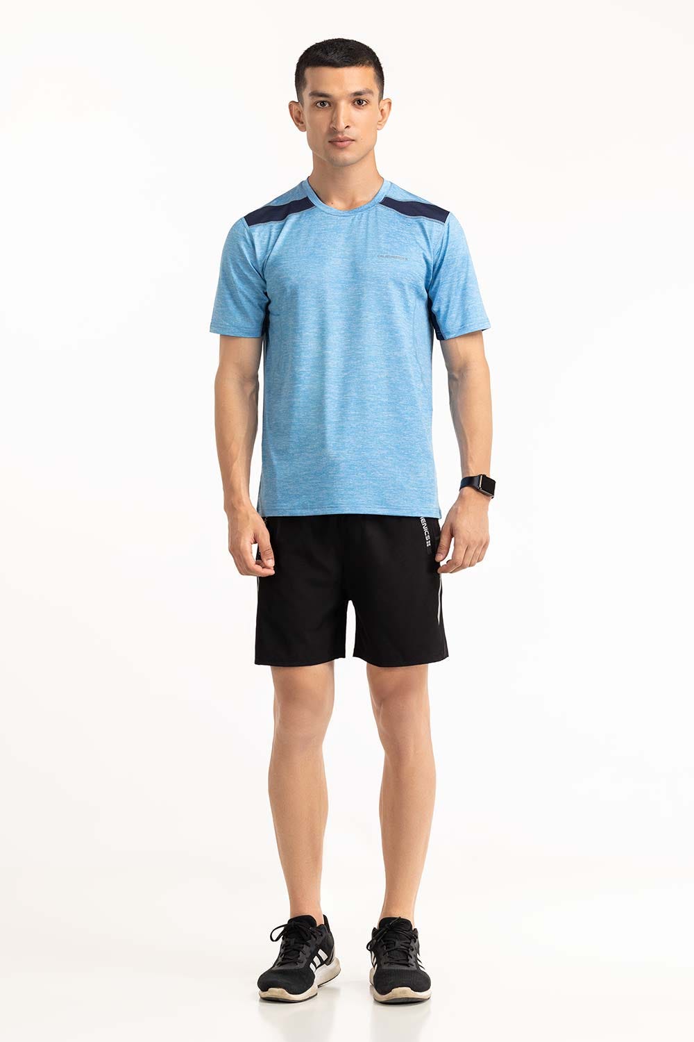 Blue Textured Tee AW-TS23-016