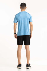 Blue Textured Tee AW-TS23-016