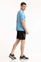 Blue Textured Tee AW-TS23-016