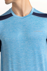 Blue Textured Tee AW-TS23-016