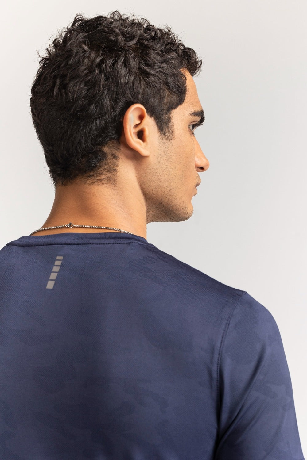 Blue Textured Tee AW-TS24-003