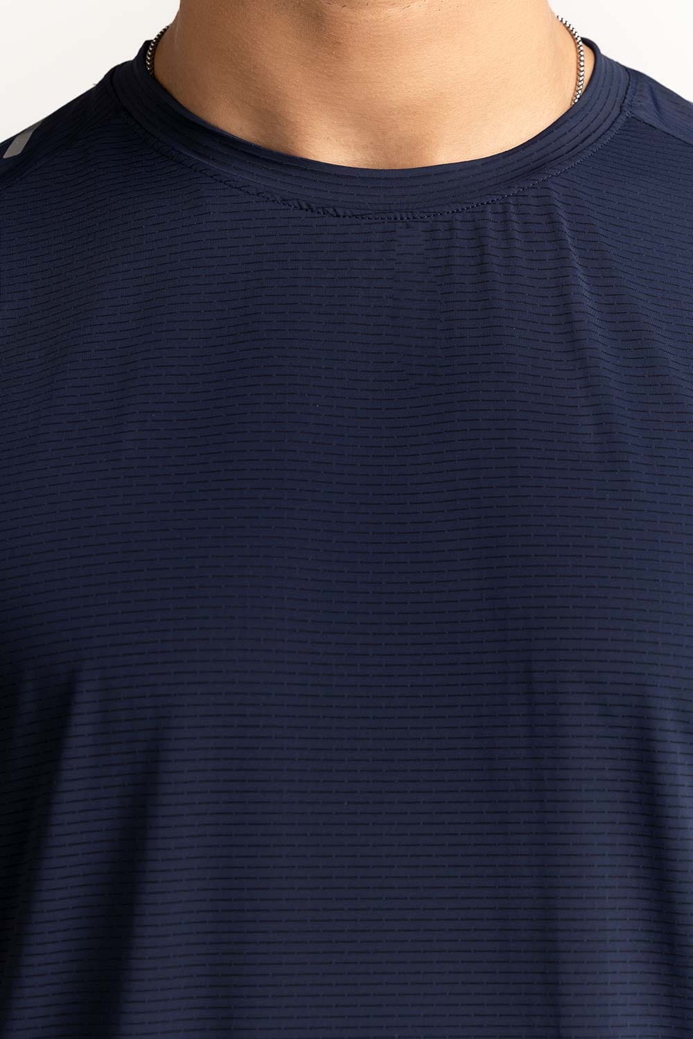 Blue Textured Tee AW-TS24-006