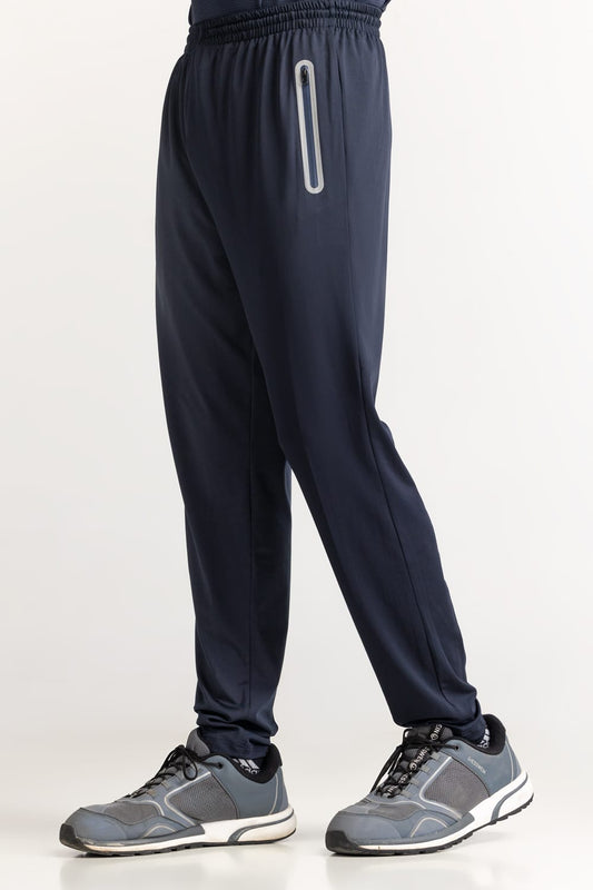 Blue Textured Trouser AW-TR24-023