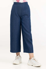 Junior Girl Blue Wash Woven Trouser JGDB-2210064