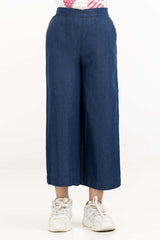 Junior Girl Blue Wash Woven Trouser JGDB-2210064