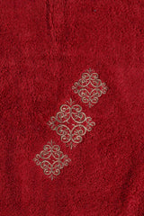 Blush Combed 3Pc Embroidered Towel Set 23