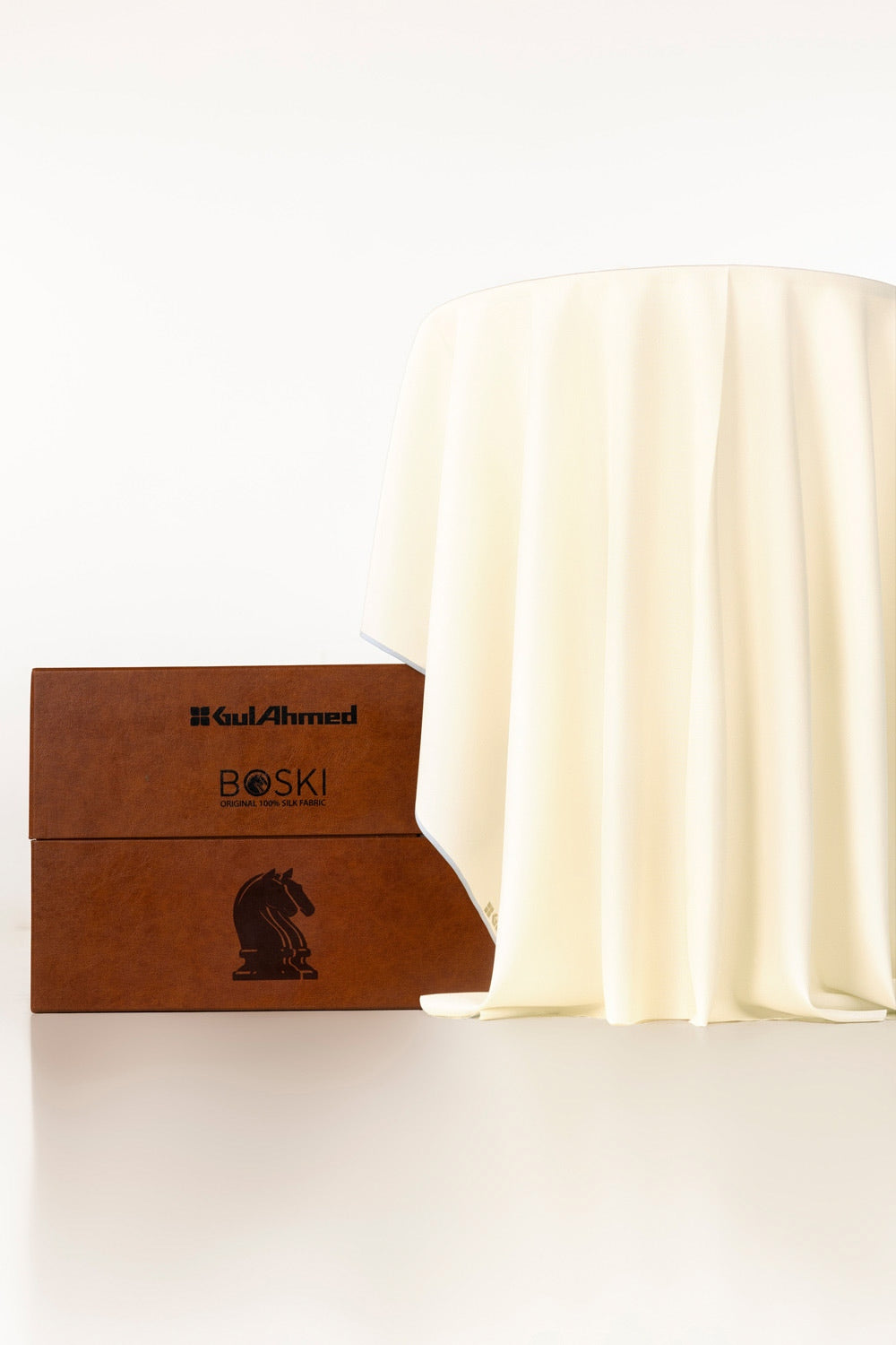 Pure Boski Original Unstitched Fabric Silk with Gift Box