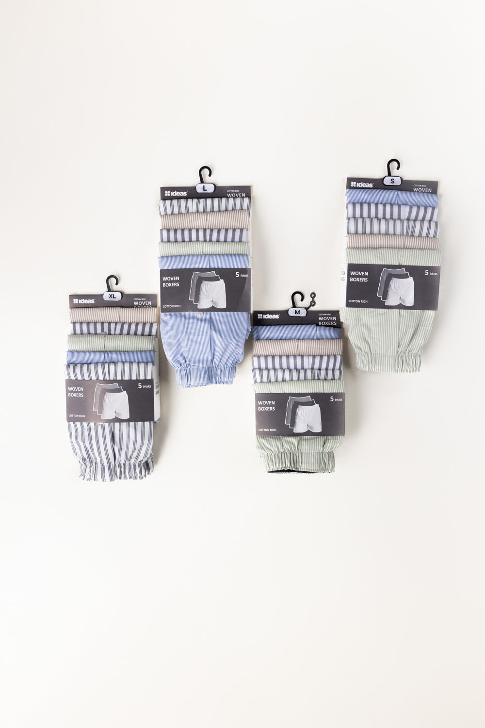 Assorted Woven Boxers (Pack of 5)