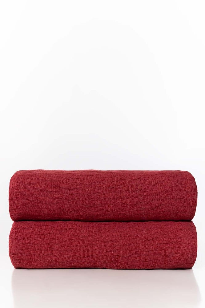 Brick Red Thermal Blanket