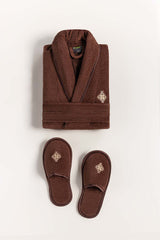 Brick Velour Bathrobe