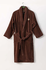 Brick Velour Bathrobe