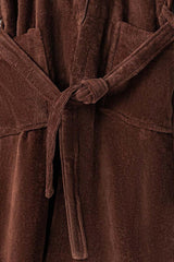 Brick Velour Bathrobe
