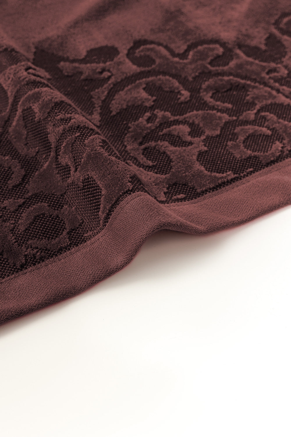 Brown Raisin Jacquard Dyed Towel 4Pcs Set