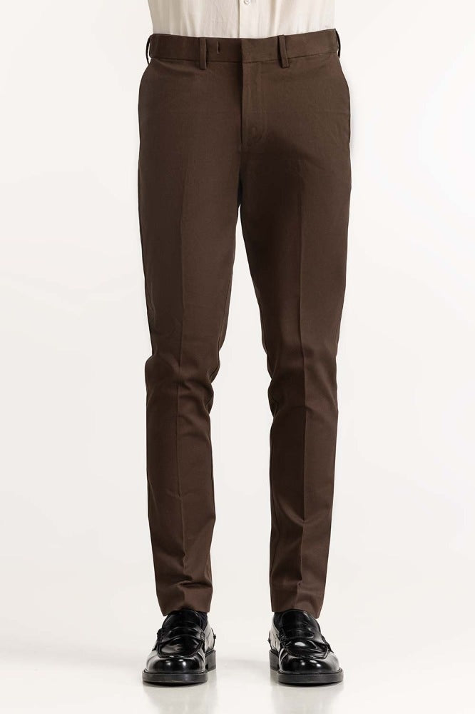 Brown Basic Formal Chino Trouser MN-TR-FC23-010