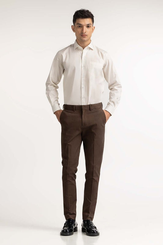 Brown Basic Formal Chino Trouser MN-TR-FC23-010