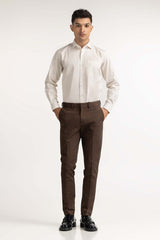 Brown Basic Formal Chino Trouser MN-TR-FC23-010