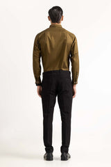 Brown Basic Formal Shirt MN-FS-PD23-006