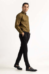 Brown Basic Formal Shirt MN-FS-PD23-006