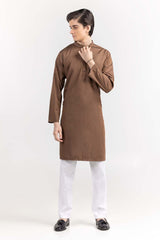Brown Basic Kurta KR-STY22-010