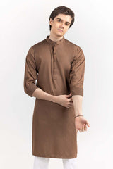 Brown Basic Kurta KR-STY22-010