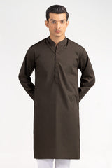 Brown Basic  Mens Kurta KP-1854