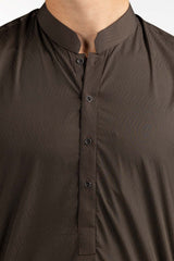 Brown Basic  Mens Kurta KP-1854
