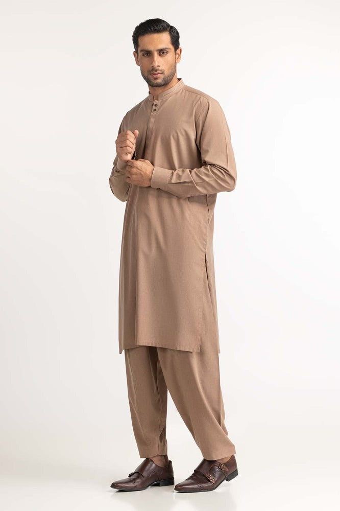 Brown Basic Suit SK-S24-012